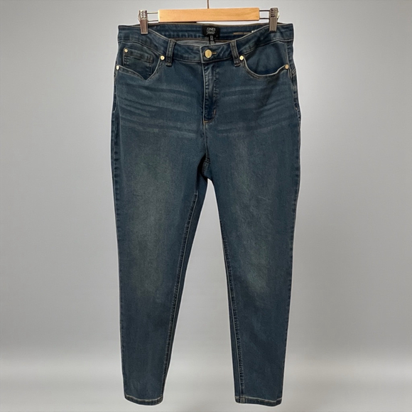 Jones New York Signature Madison Skinny Jeans Blue Stretch Denim Women’s 12 - Picture 14 of 14